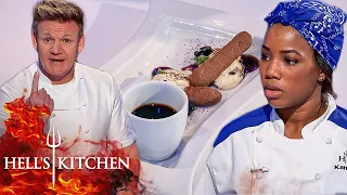 'It Tastes Like Cough Syrup' - Kanae's Dessert Falls Flat | Hell's Kitchen