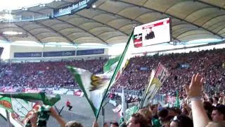 VFB Stuttgart - SV Werder Bremen -- Wir sind von Werder Bremen Fans