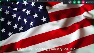 City of Los Banos California, City Council Meeting, January 20, 2021