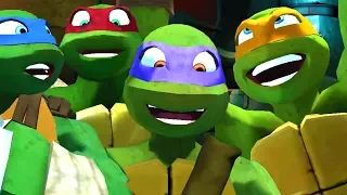 Nickelodeon Teenage Mutant Ninja Turtles All Cutscenes | Full Game Movie (X360, Wii)