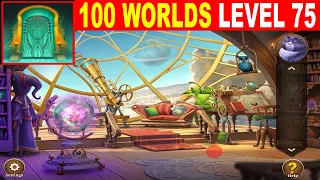 100 Worlds LEVEL 75 Walkthrough - Escape Room Game 100 Worlds Guide