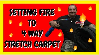 4 WAY STRETCH CARPET FIRE TEST