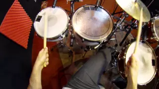 Joe Taranto - HUGE drum grooves (GoPro Head-Cam)