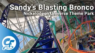Sandy’s Blasting Bronco front seat on-ride 4K POV @60fps Nickelodeon Universe Theme Park
