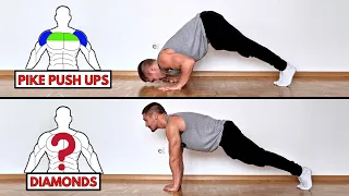10 Push Up Variations and the Muscles They Target !