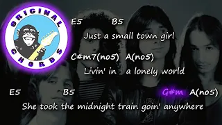 Journey - Don't Stop Believin' - Chords & Lyrics