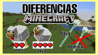 4 Diferencias entre Minecraft Java y Bedrock