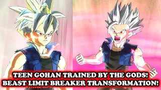 This Gohan Has Been Trained by ALL Gods! *Beast Limit Breaker NEW Forms*! Dragon Ball Xenoverse 2