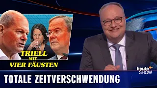 Das Triell: Zickenkrieg zwischen Laschet und Scholz | heute-show vom 17.09.2021