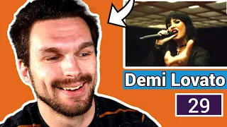 Singer's FIRST Reaction: Demi Lovato, 29 (HUGE FAN!)