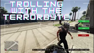 Trolling with the terrorbyte in GTA Online THUG LIFE #1