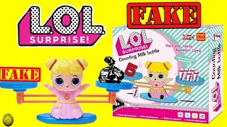 lol surprise what is this? Unboxing weird fake lol surprise toys *real lol vs fake lol* #lolsurprise