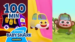 Canción de los Vehículos | Autoús, Patrulla, Camión de Bombero y más | Baby Shark en español