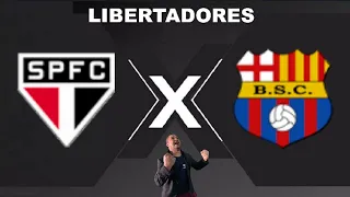 SAO PAULO X BARCELONA-EQU | AO VIVO LIBERTADORES 16/05/2024 - REACT