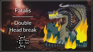[MHWI] Fatalis Double Head Break Showcase (With Commentary)