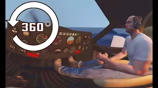 360° Plane Crash - GTA V VR