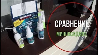 Сравнение Миноксидила разных производителей