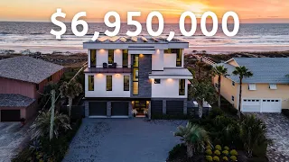 UNBELIEVABLE $6.95M Beachfront Modern Florida Mansion! The Most Beautiful Home in Fernandina Beach?!