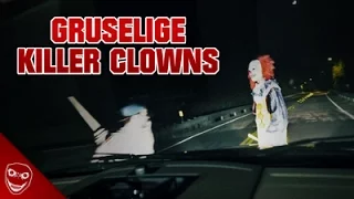 Die 5 gruseligsten HORROR-CLOWN Sichtungen!