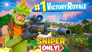 The SNIPER *ONLY* CHALLENGE in Fortnite Chapter 5!