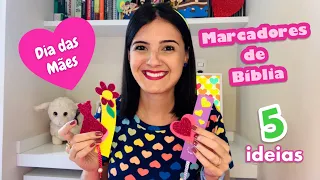 Como fazer marcadores de Bíblia e livros de E.V.A I 5 ideias para o Dia das Mães