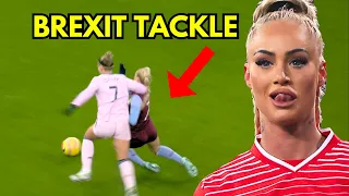CRAZY Tackles & Red Cards in Women's Football!