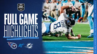 Tennessee Titans Highlights at Miami Dolphins  | Game Highlights
