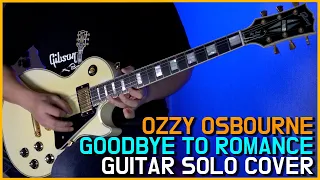 Ozzy Osbourne - Goodbye to Romance Guitar Solo Cover(Gibson Les Paul Custom Alpine White)