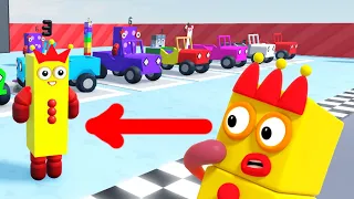 Cart Ride for Numberblocks and Lucky Three