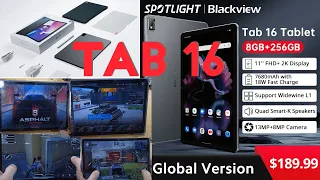 Blackview Tab 16 - 11 дюймов, море памяти, шустрый процессор, стилус, стекло и броня в комплекте.