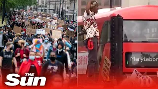 Live: London Black Lives Matter protest calling for justice for George Floyd in Hyde Park