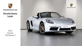 2016 Porsche 718 Boxster S