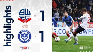 HIGHLIGHTS | Bolton Wanderers 1-1 Portsmouth