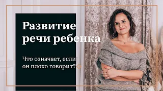 Развитие речи ребёнка. Что означает если он плохо говорит или не говорит вовсе?