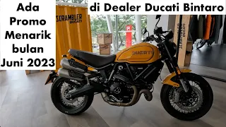 Satmori naik Harley Davidson ke Dealer Ducati - Ada Promo Menarik bulan Juni 2023 di Ducati Bintaro