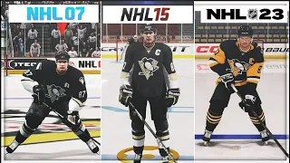 I scored a goal with Sidney Crosby in EVERY NHL game ever...