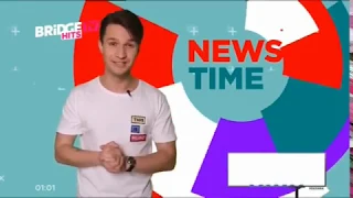 заставка и первый выпуск News time на BRIDGE TV Hits (3.06.2019)