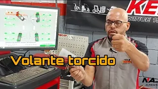 Como corregir el volante torcido