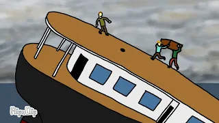 A Sinking Ship (Sinking ship animation) #animation#sinkingship