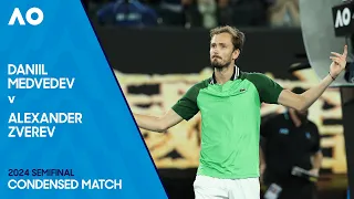 Daniil Medvedev v Alexander Zverev Condensed Match | Australian Open 2024 Semifinal