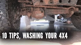 Washing your 4x4 vehicle 10 Tips