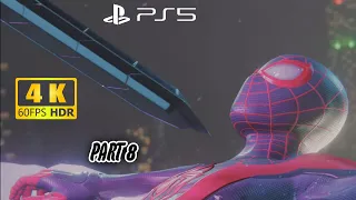 Marvel's Spider-Man: Miles Morales PS5 GamePlay Part 8 4K60FPS HDR