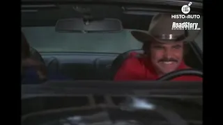 Car chase The Smokey and the Bandit with Burt Reynolds in a Pontiac Trans am