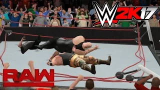 WWE 2K17 - RING BREAK! Braun Strowman/Big Show RAW Recreation