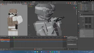 Making Animation Roblox R15 (Blender)