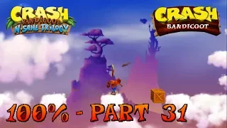 Crash Bandicoot - N. Sane Trilogy - 100% Walkthrough, Part 31: Native Fortress (Gem)