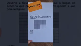 Relacione os conteúdos e vá mais longe 🔥🔥🔥 #matemática #frações #enem