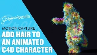 Cinema 4D Tutorial - Add Hair To An Animated Character
