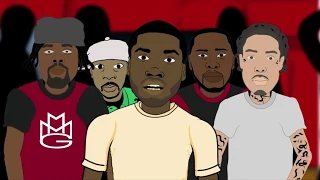 Cassidy vs Meek Mill - Rap Battle (LT Animated Cartoon)