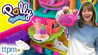 Polly Pocket Flamingo Party Playset from Mattel Unboxing + Review!
